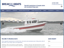 Tablet Screenshot of breakseaboats.com